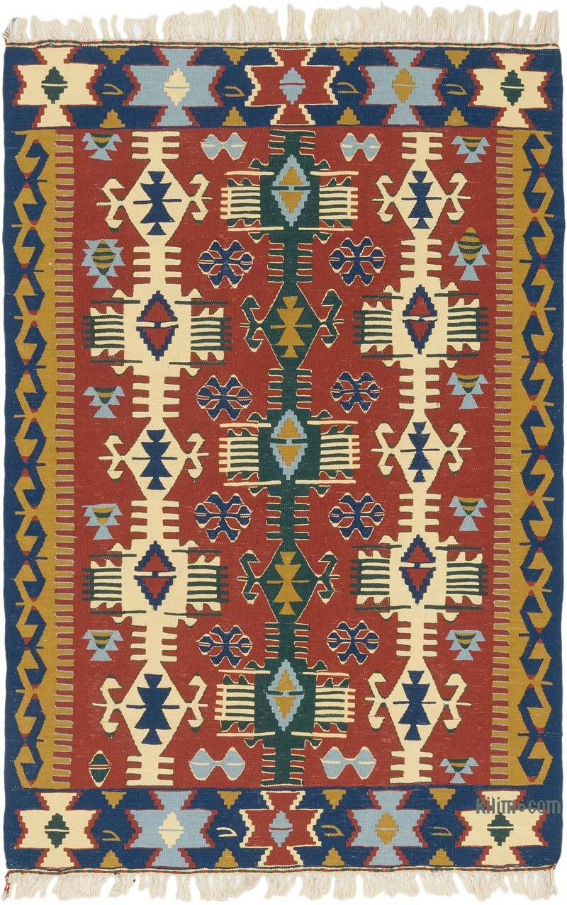 Nueva Alfombra Turca Kilim - 114 cm x 172 cm - K0077659