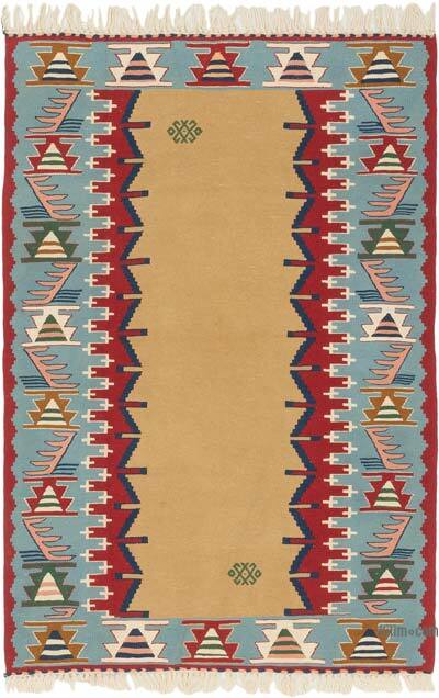 Nueva Alfombra Turca Kilim - 110 cm x 164 cm