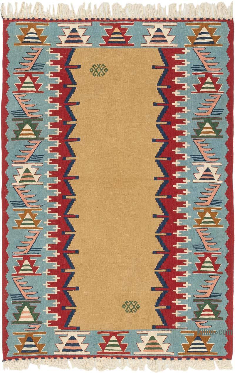Nueva Alfombra Turca Kilim - 110 cm x 164 cm - K0077662