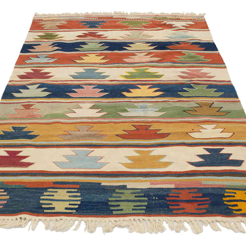 Nueva Alfombra Turca Kilim - 117 cm x 184 cm - K0077664