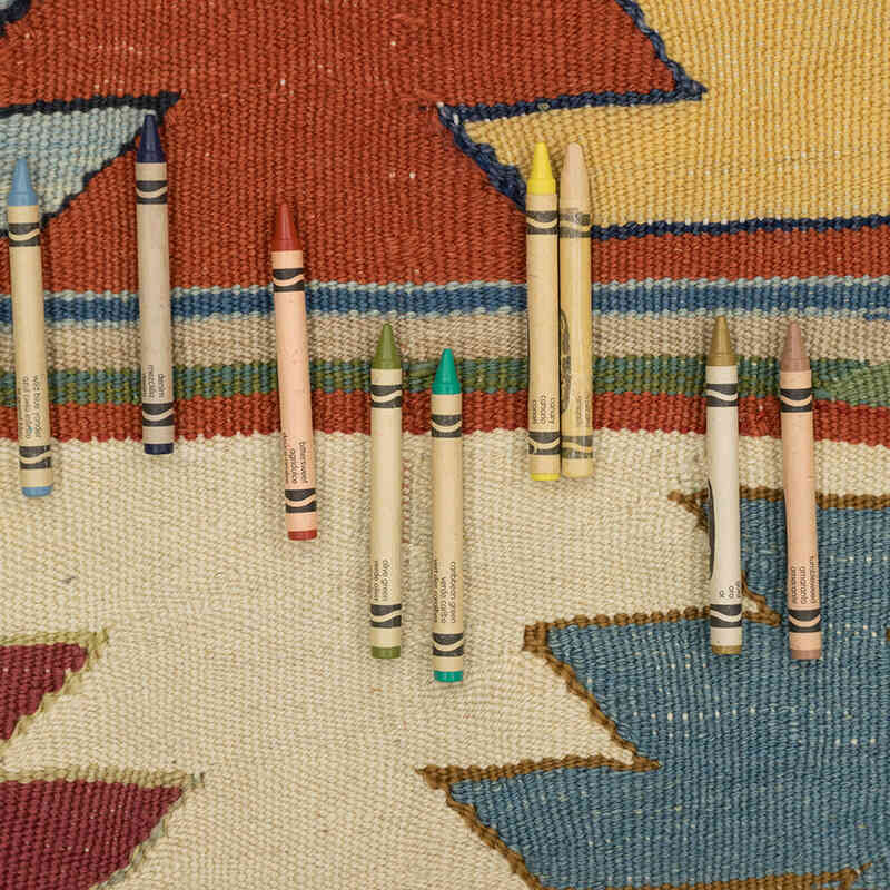 Nueva Alfombra Turca Kilim - 117 cm x 184 cm - K0077664