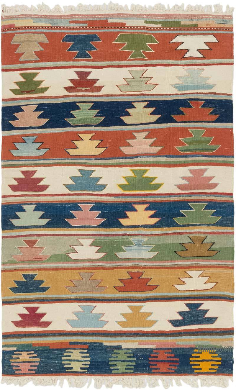 Nueva Alfombra Turca Kilim - 117 cm x 184 cm - K0077664