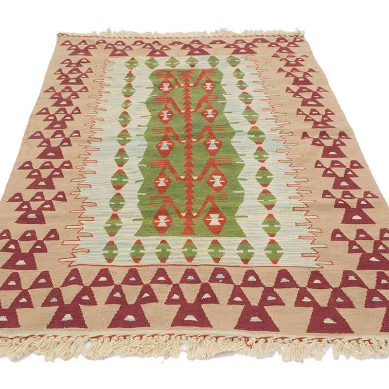 Yeni Kök Boya El Dokuma Kilim - 118 cm x 172 cm - K0077665