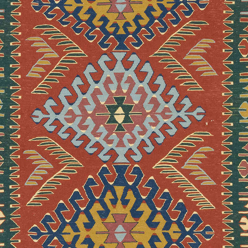 New Handwoven Turkish Kilim Rug - 3' 9" x 5' 7" (45" x 67") - K0077666