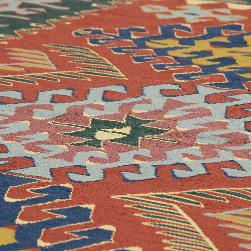 New Handwoven Turkish Kilim Rug - 3' 9" x 5' 7" (45" x 67") - K0077666