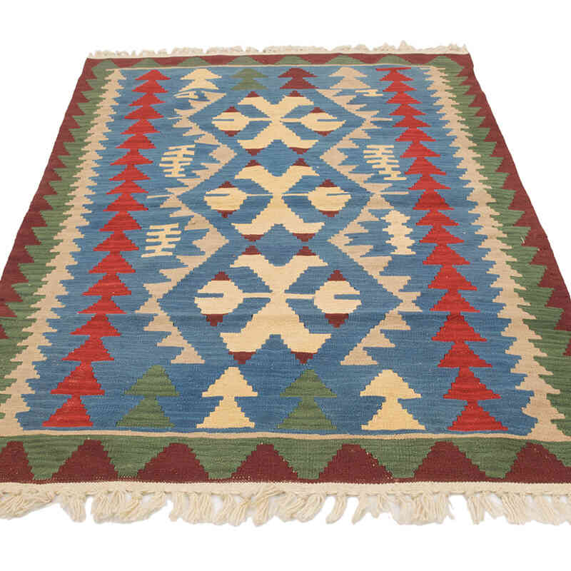 Nueva Alfombra Turca Kilim - 117 cm x 178 cm - K0077667