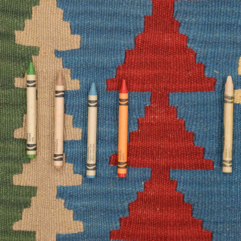 Nueva Alfombra Turca Kilim - 117 cm x 178 cm - K0077667