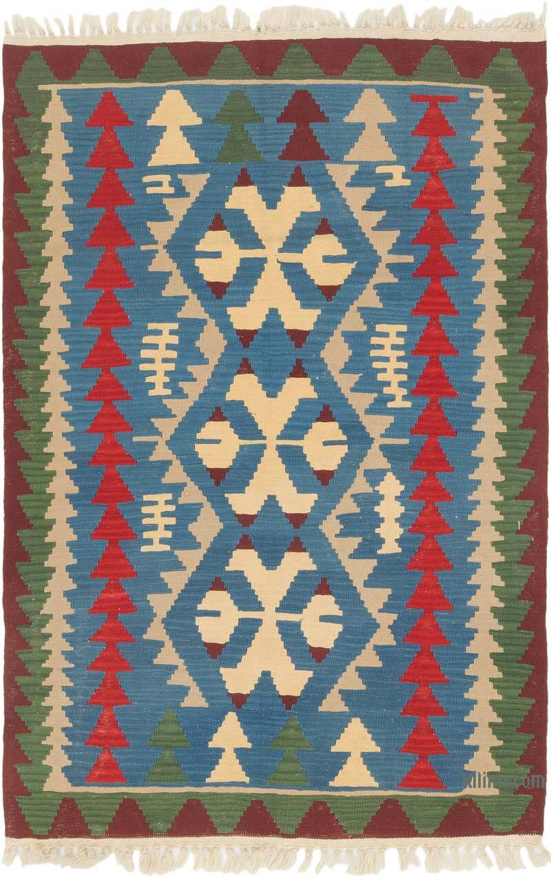 Nueva Alfombra Turca Kilim - 117 cm x 178 cm - K0077667