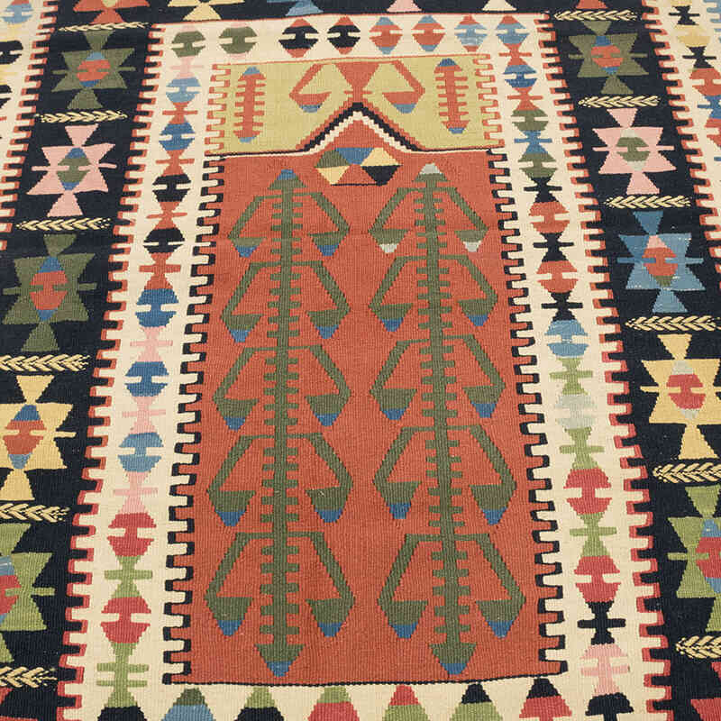 Nueva Alfombra Turca Kilim - 124 cm x 185 cm - K0077668