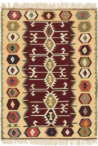 Yeni El Dokuma Türk Kilimi - 112 cm x 154 cm