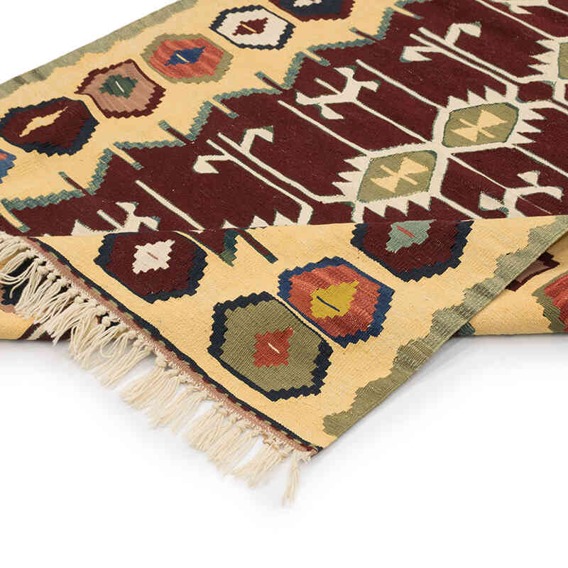 Nueva Alfombra Turca Kilim - 112 cm x 154 cm - K0077669