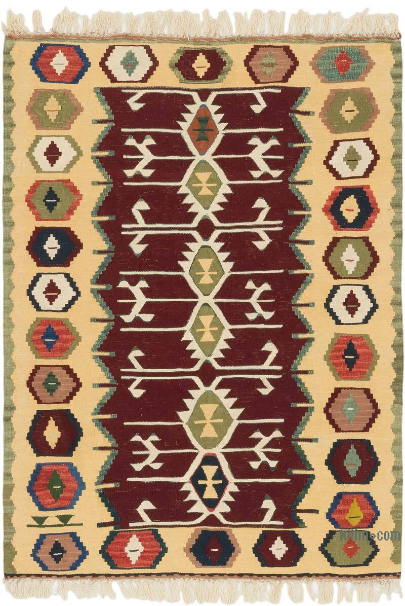Nueva Alfombra Turca Kilim - 112 cm x 154 cm - K0077669