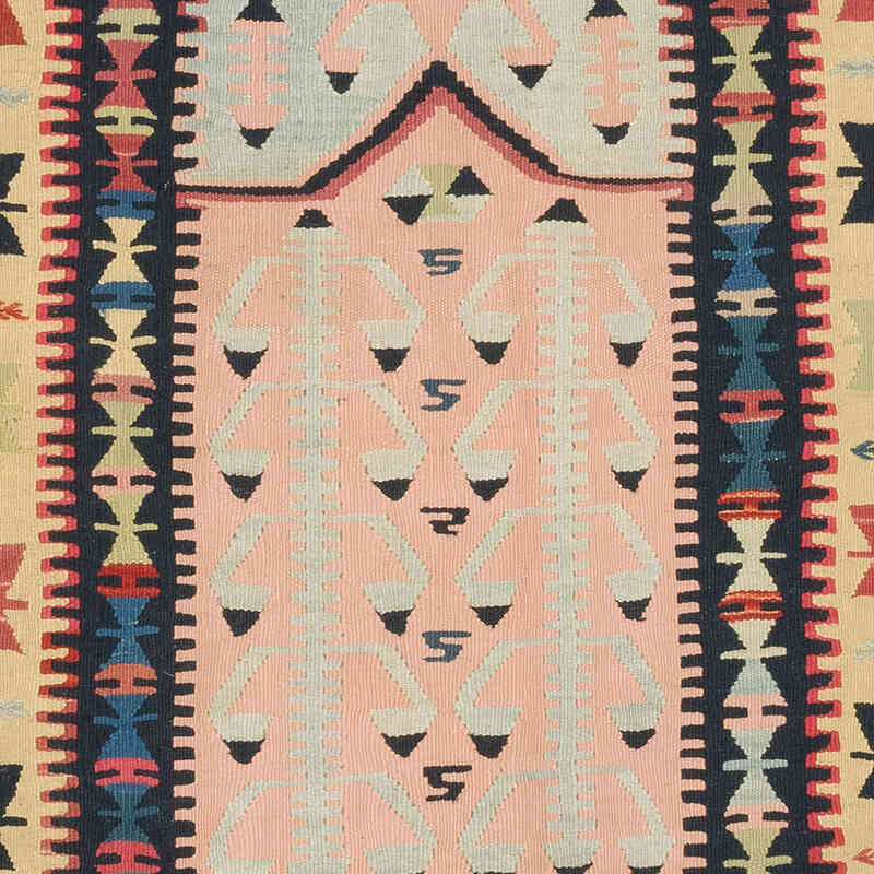 New Handwoven Turkish Kilim Rug - 3' 11" x 5' 4" (47" x 64") - K0077670