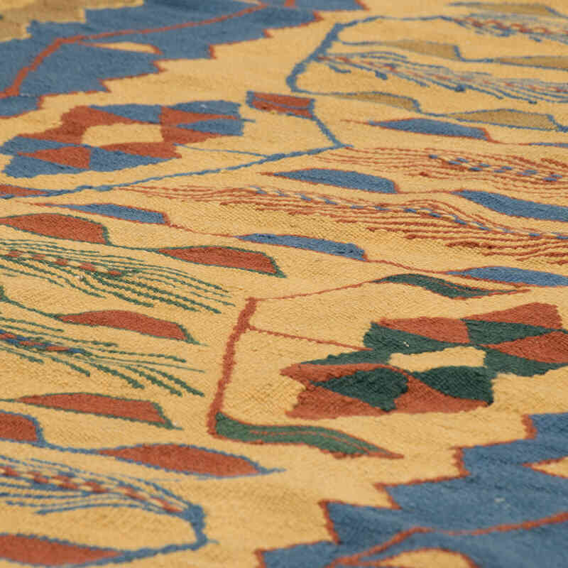 New Handwoven Turkish Kilim Rug - 3' 8" x 5' 6" (44" x 66") - K0077671