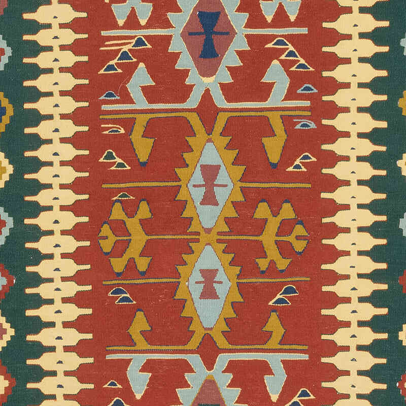 New Handwoven Turkish Kilim Rug - 3' 9" x 5' 7" (45" x 67") - K0077673