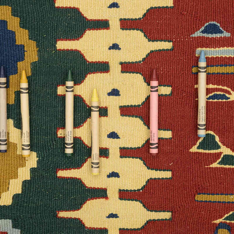 New Handwoven Turkish Kilim Rug - 3' 9" x 5' 7" (45" x 67") - K0077673