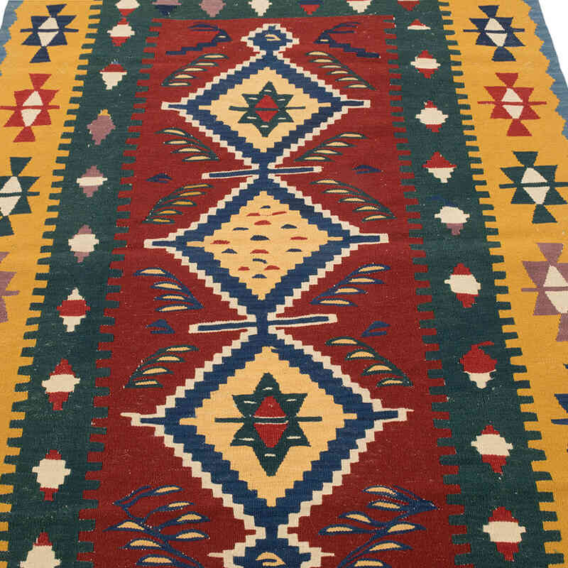 Yeni Kök Boya El Dokuma Kilim - 112 cm x 169 cm - K0077674