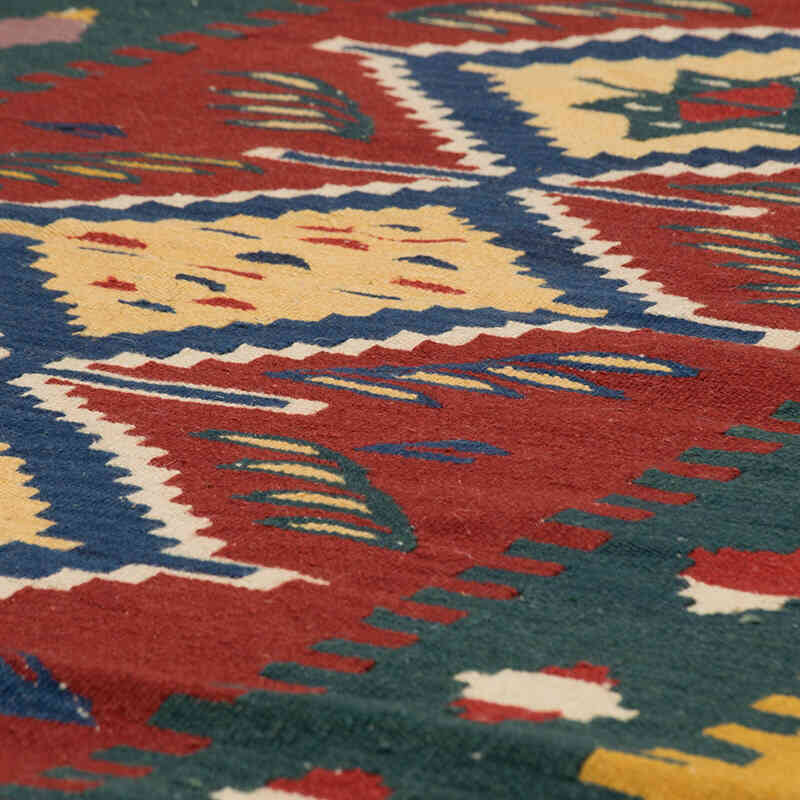 Yeni Kök Boya El Dokuma Kilim - 112 cm x 169 cm - K0077674