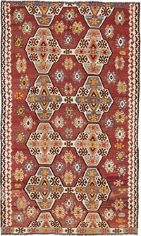 Antique Reyhanli Kilim Rug - K0088232