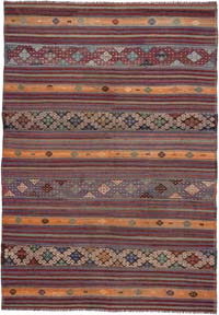 Vintage Denizli Kilim Rug - 5' 10" x 8' 4" (70" x 100")