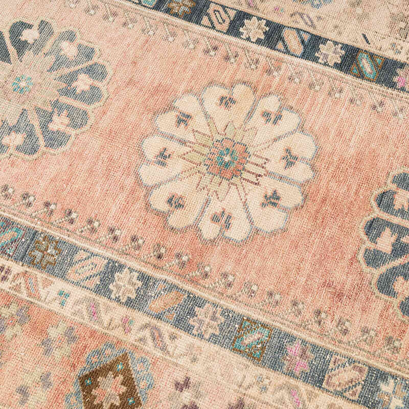 Alfombra Vintage Turca Anudada a Mano - 116 cm x 207 cm - K0077719