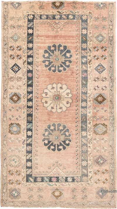 Alfombra Vintage Turca Anudada a Mano - 116 cm x 207 cm