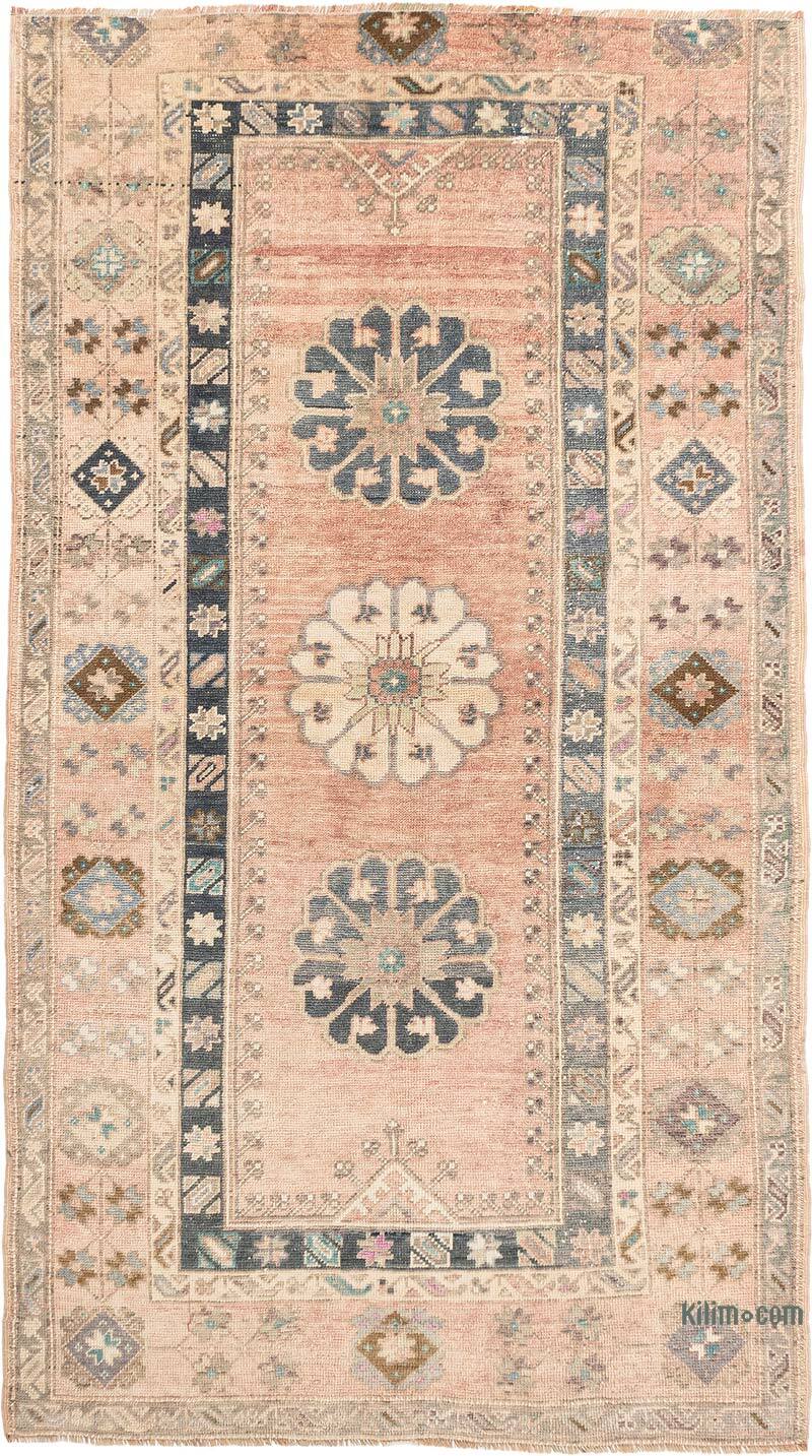 Alfombra Vintage Turca Anudada a Mano - 116 cm x 207 cm - K0077719