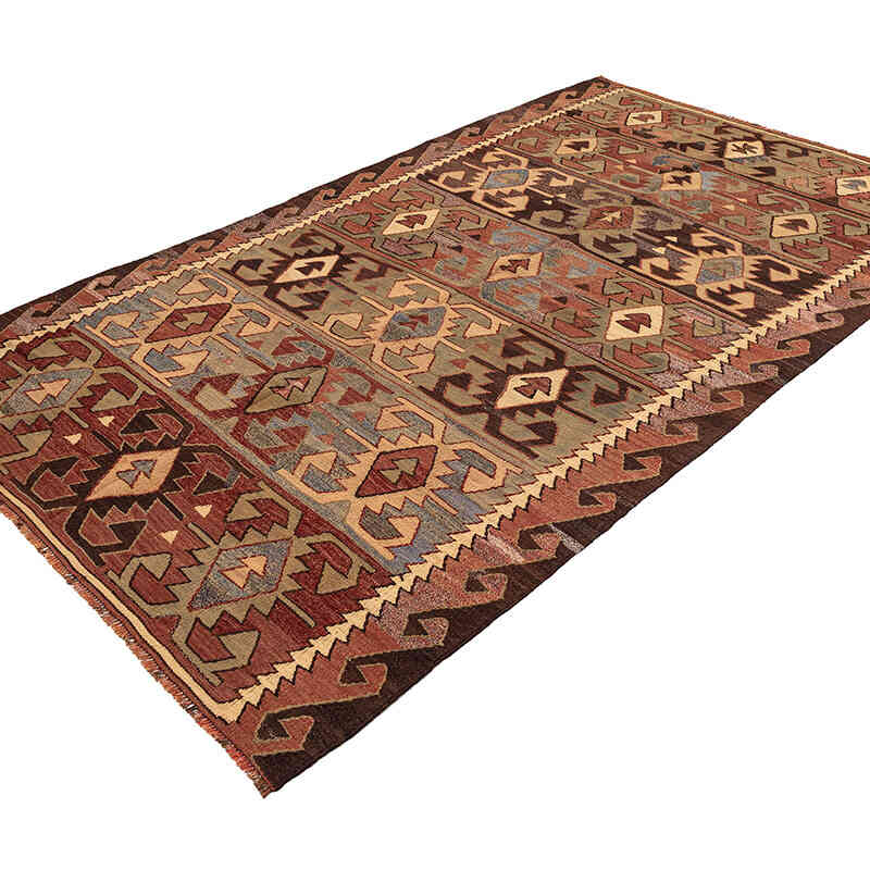 Vintage Konya Kilim Rug - 5' 3" x 8' 11" (63" x 107") - K0077725