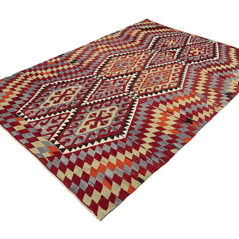 Vintage Esme Kilim Rug - 5' 8" x 7' 10" (68" x 94") - K0077729