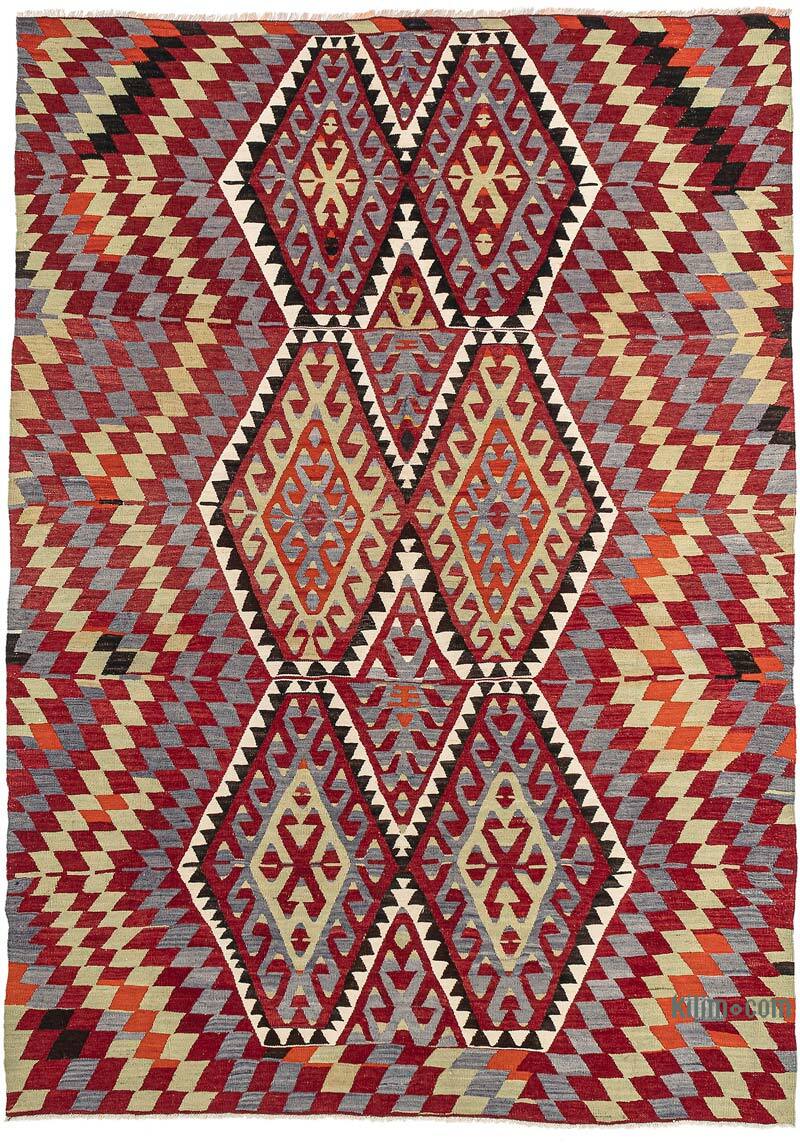 Vintage Esme Kilim Rug - 5' 8" x 7' 10" (68" x 94") - K0077729