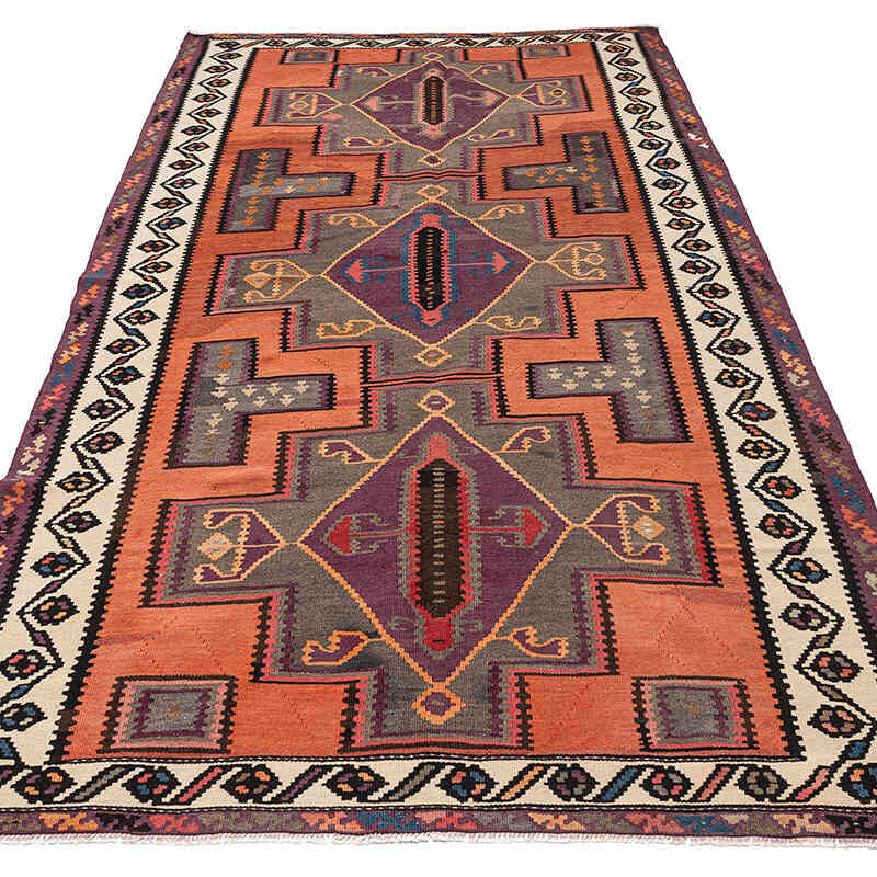 Alfombra Vintage Kuba Kilim - 159 cm x 256 cm - K0077730
