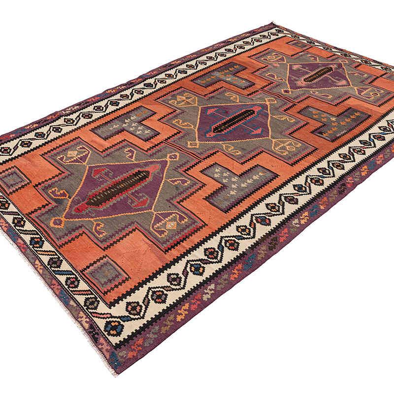 Alfombra Vintage Kuba Kilim - 159 cm x 256 cm - K0077730