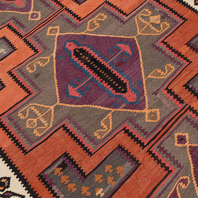 Alfombra Vintage Kuba Kilim - 159 cm x 256 cm - K0077730