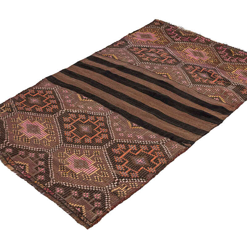 Vintage Bayburt Kilim Rug - 3' 5" x 5' 5" (41" x 65") - K0077731