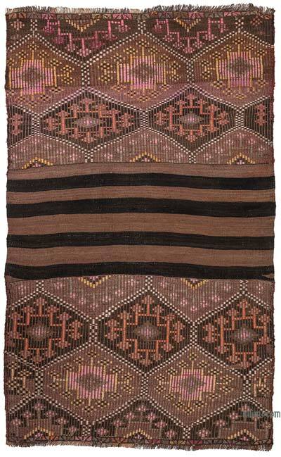 Vintage Bayburt Kilim Rug - 3' 5" x 5' 5" (41" x 65")