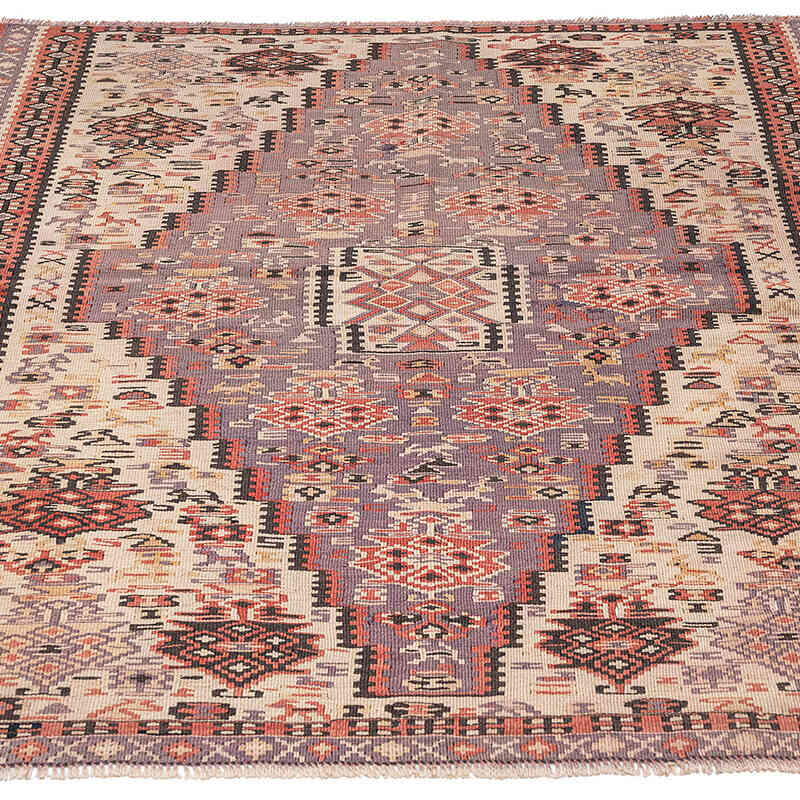 Vintage Senna Kilim Rug - 3' 10" x 4' 5" (46" x 53") - K0077735