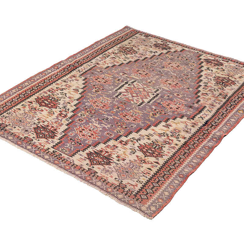 Vintage Senna Kilim Rug - 3' 10" x 4' 5" (46" x 53") - K0077735