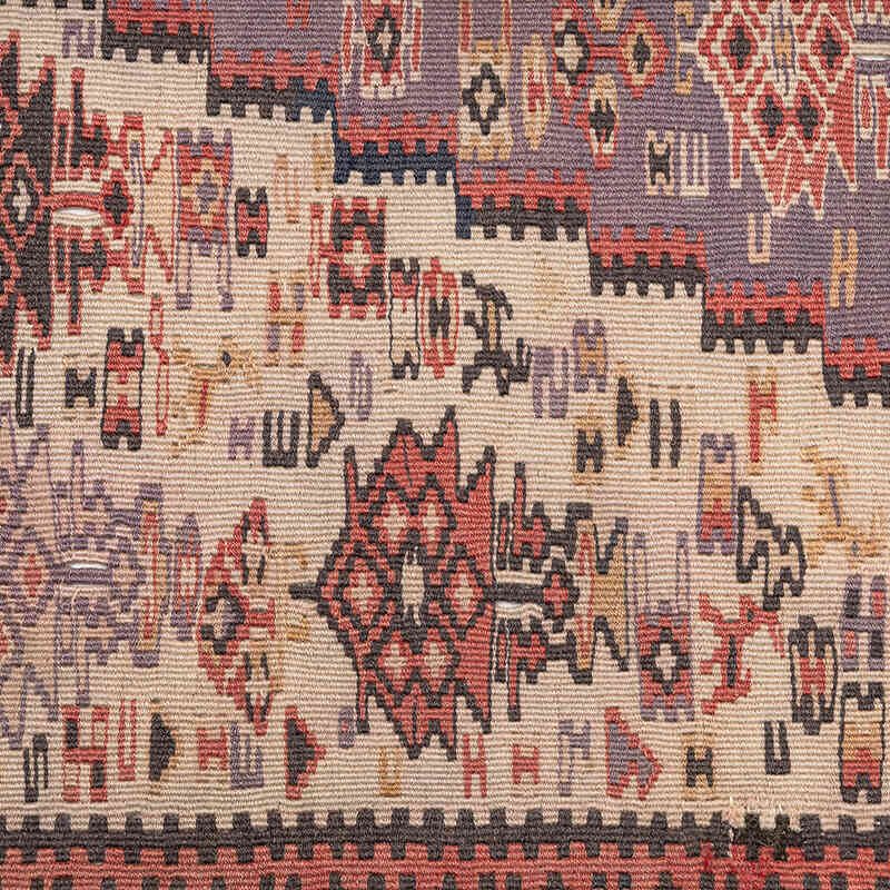 Vintage Senna Kilim Rug - 3' 10" x 4' 5" (46" x 53") - K0077735