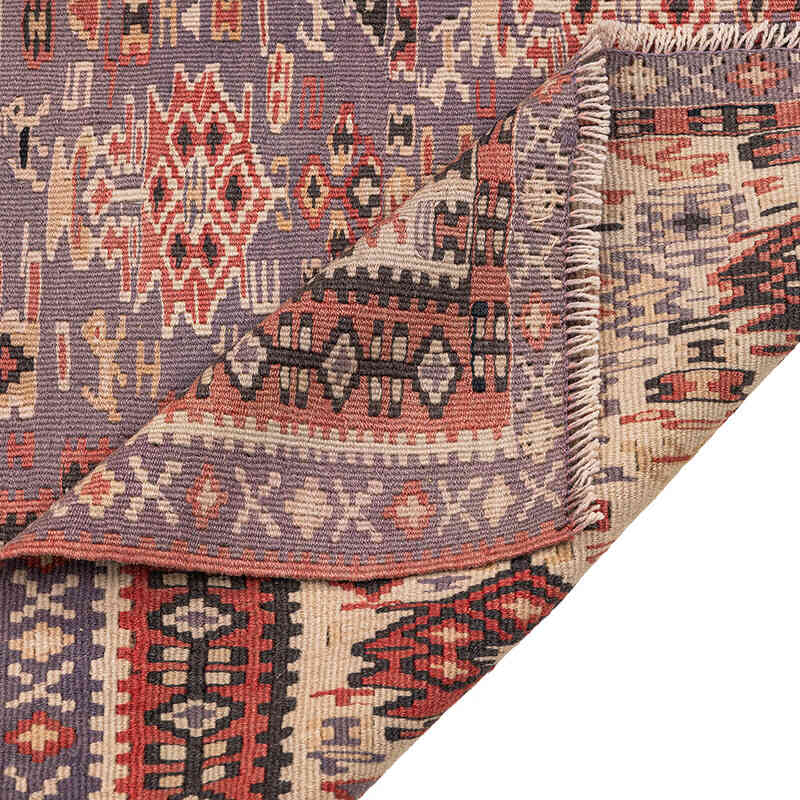 Vintage Senna Kilim Rug - 3' 10" x 4' 5" (46" x 53") - K0077735