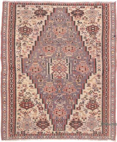 Vintage Senna Kilim Rug - 117 cm x 135 cm