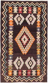 Vintage Milas Kilim Rug - 5' 4" x 9'  (64" x 108")