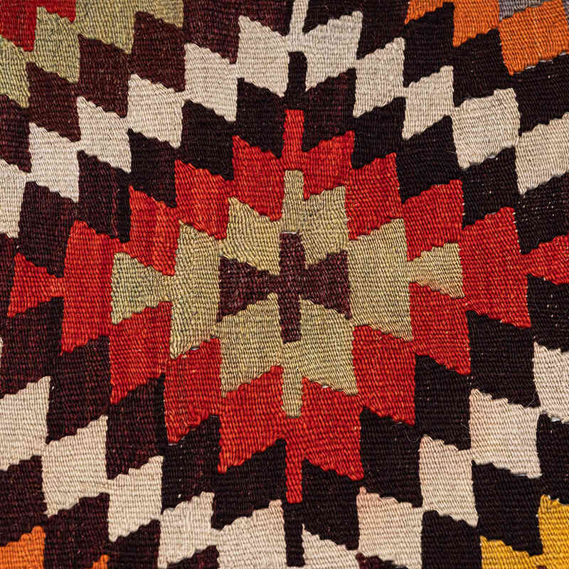 Vintage Afyon Kilim Rug - 5' 5" x 12' 6" (65" x 150") - K0077746