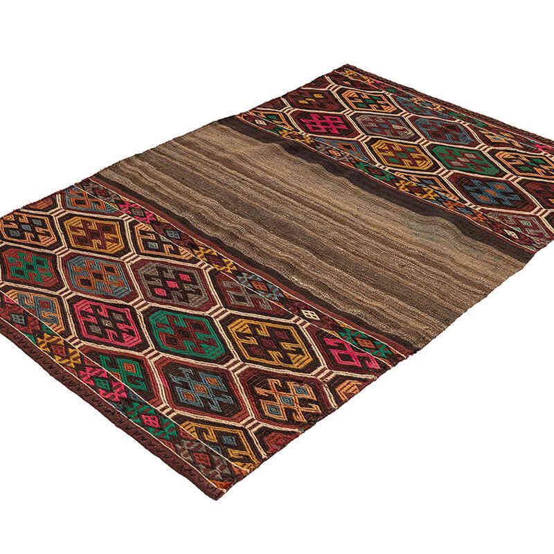 Vintage Bayburt Kilimi - 111 cm x 166 cm - K0077749