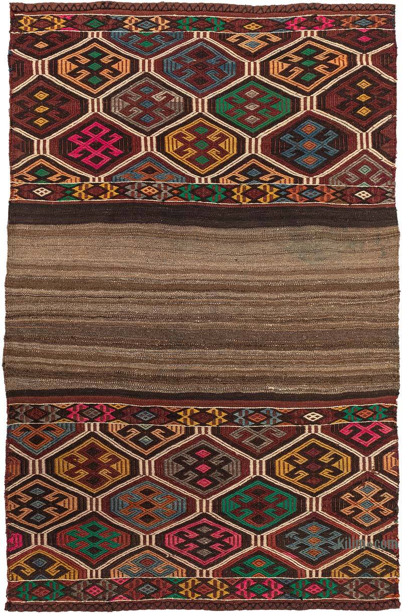 Vintage Bayburt Kilimi - 111 cm x 166 cm - K0077749