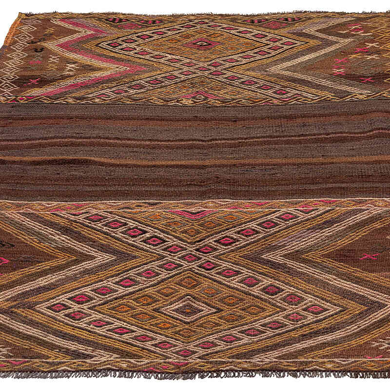 Vintage Bayburt Kilim Rug - 4'  x 5' 2" (48" x 62") - K0077750