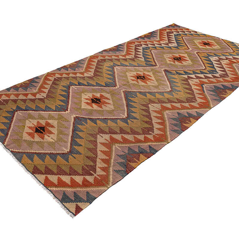 Alfombra Vintage Afyon Kilim - 153 cm x 288 cm - K0077754