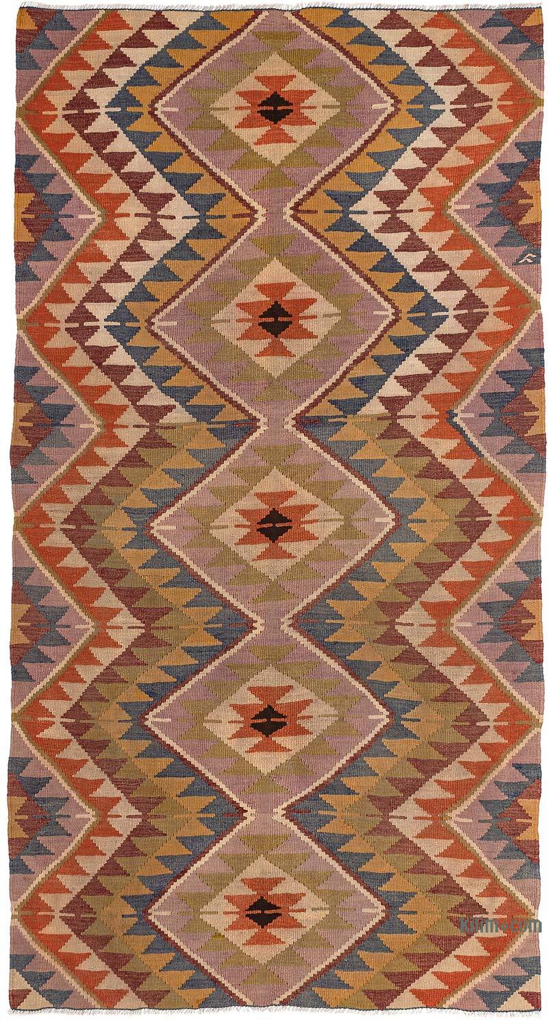 Alfombra Vintage Afyon Kilim - 153 cm x 288 cm - K0077754