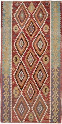 Vintage Esme Kilim Rug - 4' 7" x 9' 1" (55" x 109")