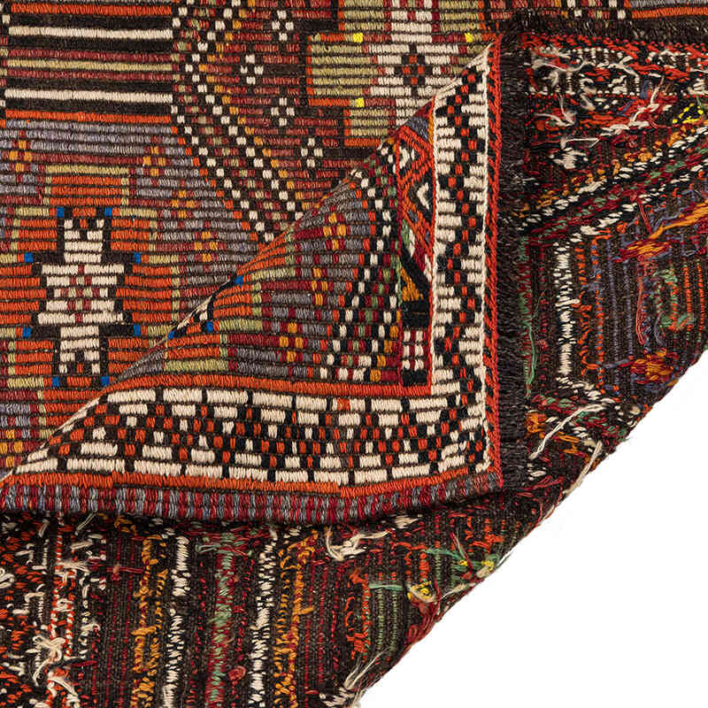Vintage Anatolian Jijim Rug - 5' 5" x 10' 8" (65" x 128") - K0077758