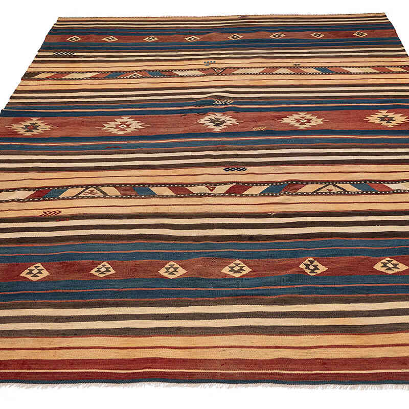 Alfombra Vintage Manastir Kilim - 187 cm x 275 cm - K0077761